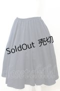 axes femme / 縦レース入フィッシュテールスカート M ネイビー O-25-09-25-1051-AX-TO-OW-ZT280