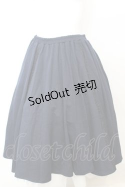 画像1: axes femme / 縦レース入フィッシュテールスカート M ネイビー O-25-09-25-1051-AX-TO-OW-ZT280