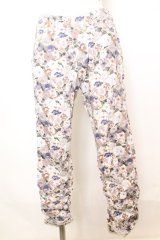 axes femme / 花柄パンツ M パープル系 O-25-09-25-1055-AX-PA-OW-ZT257