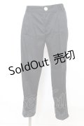 axes femme / レース切り替えパンツ M クロ O-25-09-25-1057-AX-PA-OW-ZT276