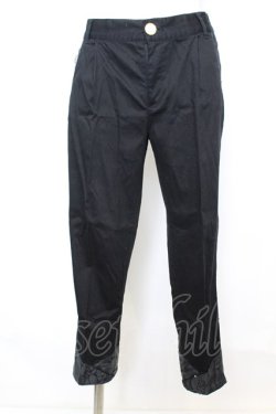 画像1: axes femme / レース切り替えパンツ M クロ O-25-09-25-1057-AX-PA-OW-OS