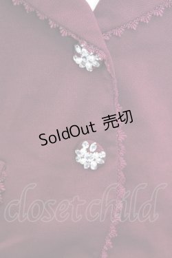 画像2: axes femme / テーラードカラージャケット M ワイン O-25-09-25-1006-AX-JA-IG-OS