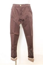 画像1: 【SALE】axes femme / テーパードパンツ M ブラウン O-25-09-25-1058-AX-PA-OW-ZT276 (1)
