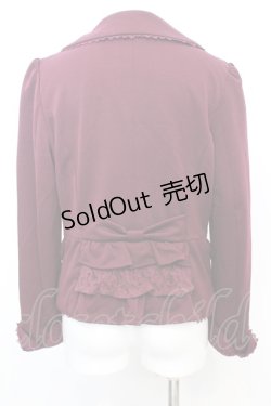 画像3: axes femme / テーラードカラージャケット M ワイン O-25-09-25-1006-AX-JA-IG-OS