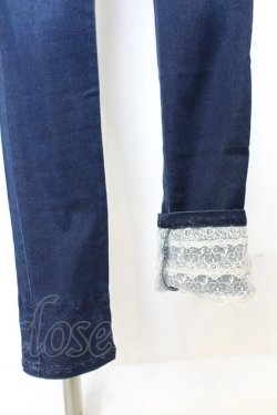 画像2: axes femme / 薔薇刺繍パンツ M インディゴ O-25-09-25-1060-AX-PA-OW-OS