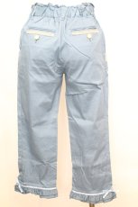 画像3: 【SALE】axes femme / サイドレースアップパンツ M サックス O-25-09-25-1062-AX-PA-OW-ZT272 (3)