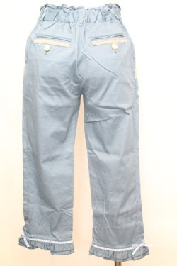 画像3: axes femme / サイドレースアップパンツ M サックス O-25-09-25-1062-AX-PA-OW-OS