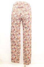 画像2: 【SALE】axes femme / バラ柄スキニーパンツ M ベージュ O-25-09-25-1063-AX-PA-OW-ZT318 (2)