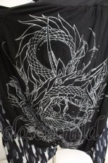 画像2: 【SALE】Qutie Frash / 和柄切り替えサルエルパンツ  ブラック O-25-09-25-1064-QU-PA-OW-ZT084 (2)