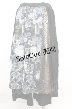 画像2: Qutie Frash / 8分丈袴パンツ  ブラック O-25-09-25-1065-QU-PA-OW-OS