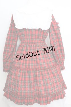 画像3: Amavel / Dolly Holidayチェックティアードワンピース  アカ O-25-09-25-1066-CA-OP-IG-OS