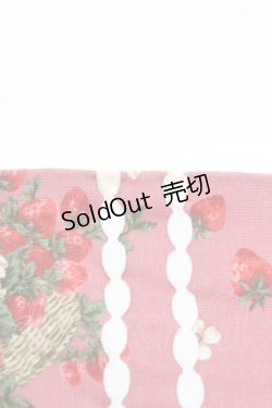 画像2: marcHenTica / ストロベリーバスケットワンピース  ピンク O-25-09-25-1067-LO-OP-IG-OS