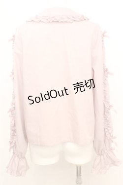 画像3: Chalmiere / フリルブラウス M ピンク O-25-09-25-1070-LO-BL-IG-OS