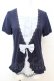 画像1: axes femme / レイヤード風Tシャツ  ネイビー O-25-09-25-1008-AX-TO-IG-OS (1)