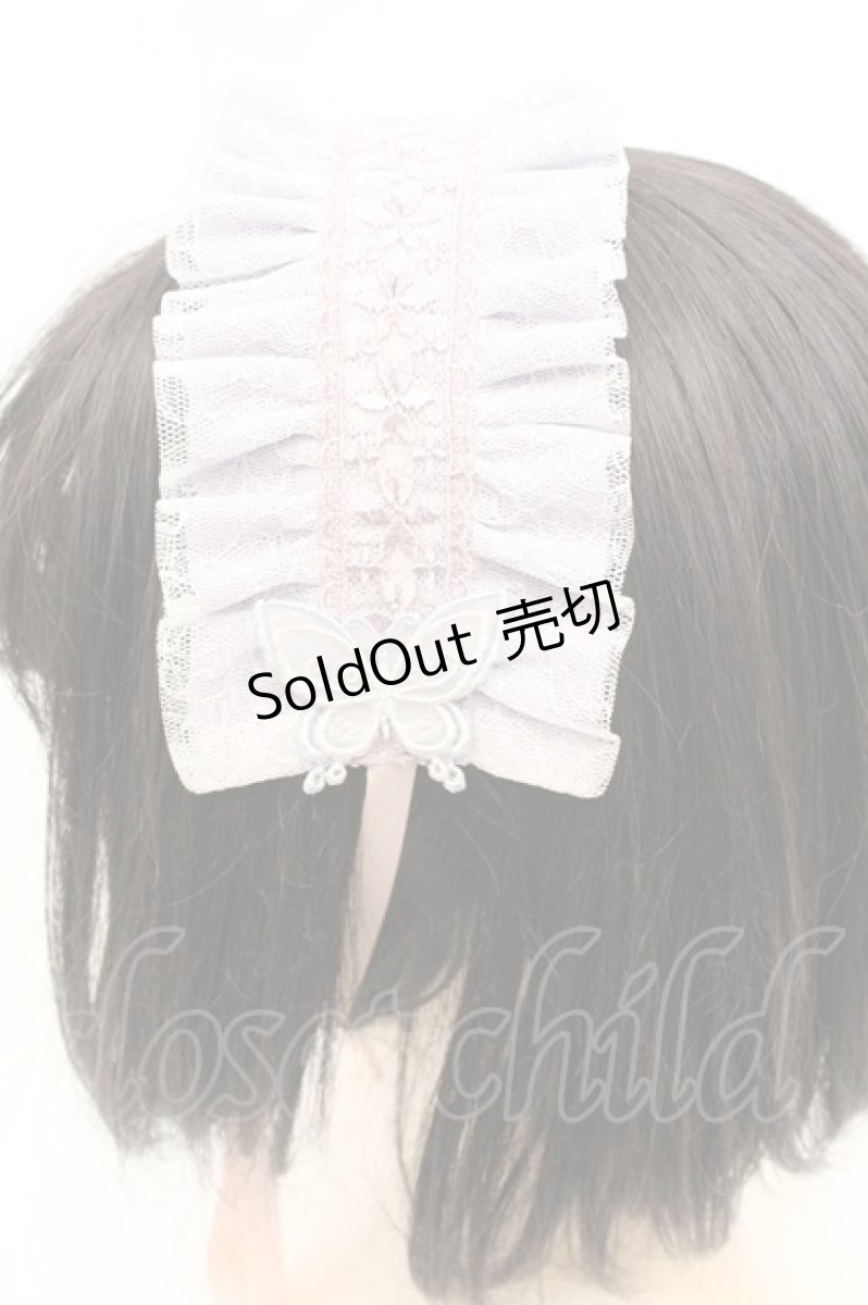 画像2: 【SALE】abilletage / バタフライモチーフヘッドドレス  ラベンダー O-25-09-25-1076-GO-ZA-IG-ZT394-F006 (2)