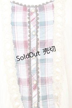 画像2: axes femme / はしごレースAラインチュニック  アイボリー O-25-09-25-1009-AX-TO-IG-OS