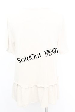 画像3: axes femme / はしごレースAラインチュニック  アイボリー O-25-09-25-1009-AX-TO-IG-OS