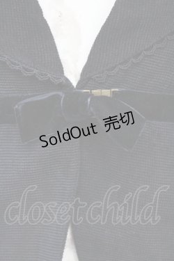 画像2: axes femme / コーデュロイ風ジャケット  ネイビー O-25-09-25-1002-AX-JA-IG-OS