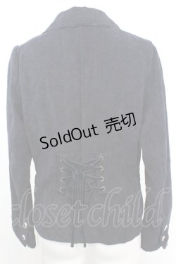 画像3: axes femme / コーデュロイ風ジャケット  ネイビー O-25-09-25-1002-AX-JA-IG-OS