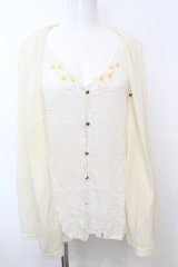 axes femme / レイヤード風トップス  オフ O-25-09-25-1021-AX-TO-IG-ZT002