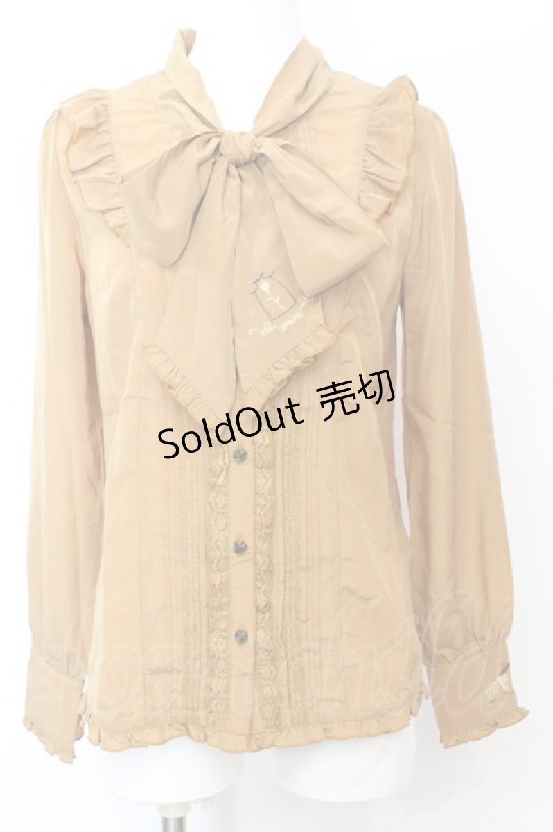 画像1: 【SALE】axes femme / フェミニンボータイブラウス/美女と野獣  マスタード O-25-09-25-1022-AX-BL-IG-ZT052 (1)