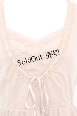 画像2: axes femme / バラ柄ふくれジャガードチュニ M ピンク O-25-09-25-1028-AX-TO-IG-OS