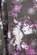 画像2: NieR Clothing / 夏用TWO-TONE LONG SHIRT【和柄九尾】シャツ F ブラックｘパープル O-25-09-25-1030-PU-BL-YM-OS (2)
