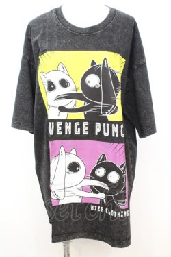 画像1: NieR Clothing / VINTAGE UNISEX BIG TEE【punch】 Tシャツ F ブラック O-25-09-25-1031-PU-TS-YM-OS