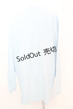 画像3: NieR Clothing / ちいたんコラボ プルオーバーカットソー XL サックス O-25-09-25-1032-PU-TO-YM-ZT307