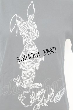 画像2: ALGONQUINS / マミーラビットプリントTシャツ 1 ブラック O-25-09-25-1033-AL-TS-YM-OS