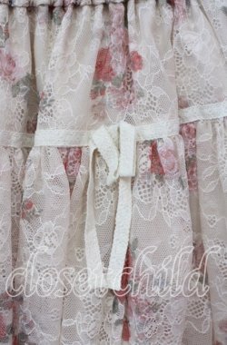 画像2: axes femme / ブーケレースバルーンミニスカート F アイボリー O-25-09-25-009-AX-SK-IG-OS