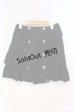 画像1: Jane Marple / バックティアードスカート M クロ O-25-09-25-011-JM-SK-IG-OS