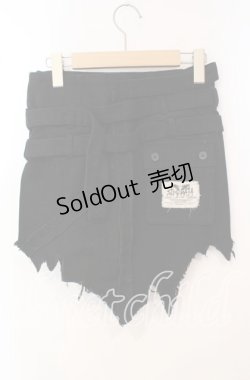 画像2: STIGMATA / ランダムカットスカート  ブラック O-25-09-25-012-GO-SK-IG-OS