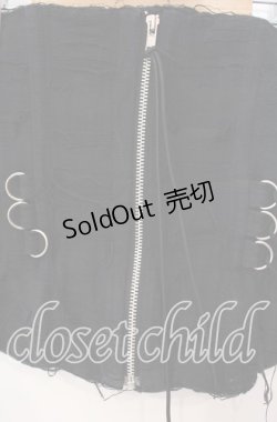 画像2: STIGMATA / Dカンレースアップダメージコルセットスカート  ブラック O-25-09-25-013-GO-SK-IG-OS