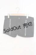 【SALE】STIGMATA / ジップアップショートパンツ M ブラック O-25-09-25-015-GO-ZA-IG-ZT240