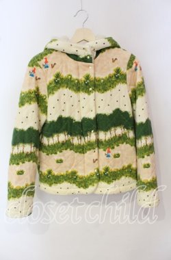 画像1: Franche Lippee / 赤ずきんちゃんpt中綿ブルゾン M マルチ O-25-09-25-021-LO-CO-OW-OS