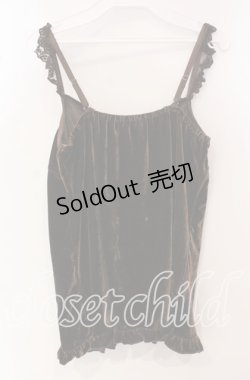 画像3: axes femme / ナポレオンベロアアウタータンク M ブラウン O-25-09-25-023-AX-TO-OW-OS