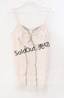 画像1: axes femme / BIGリボンキャミソール M ピンク O-25-09-25-025-AX-TO-OW-OS