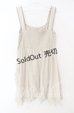 画像3: axes femme / レースアップポケットジャンパースカート M キナリ O-25-09-25-027-AX-OP-OW-OS