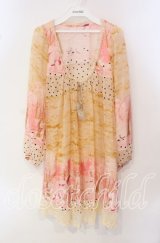 Cherir la femme / 総柄チュニック  ピンク系 O-25-09-25-029-LO-TO-OW-ZT356