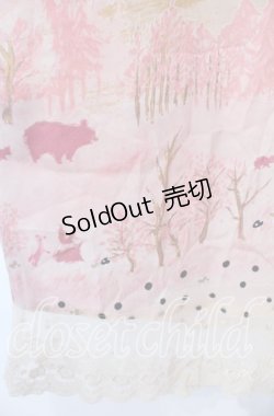 画像2: 【SALE】Cherir la femme / 総柄チュニック  ピンク系 O-25-09-25-029-LO-TO-OW-ZT356