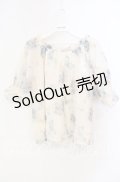 【SALE】Fi.n.t / 花柄シャーリングブラウス  アイボリー O-25-09-25-032-CA-TO-OW-ZT119