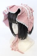 axes femme kawaii / メアリーハーフボンネット  ピンク O-25-09-26-002-AX-AC-OW-OS