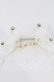画像2: LOTUS ribbon / パールチェーンリボンバレッタ  シロ O-25-09-26-048-EL-AC-OW-OS (2)