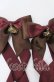 画像2: LOTUS ribbon / ツインテールリボンバレッタ  チョコ×ワインリボン O-25-09-26-053-EL-AC-OW-OS (2)