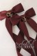 画像2: LOTUS ribbon / ツインテールリボンバレッタ  ハートチャーム×ワインリボン O-25-09-26-055-EL-AC-OW-OS (2)