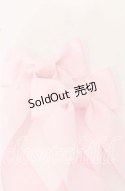 画像2: LOTUS ribbon / ツインテールリボンバレッタ  ピンクリボン O-25-09-26-056-EL-AC-OW-OS