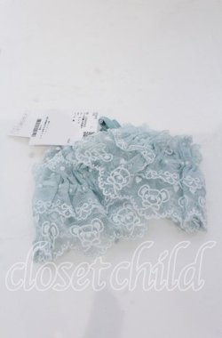 画像2: axes femme kawaii / クマ刺繍お袖留め  ミント O-25-09-26-068-AX-ZA-OW-OS