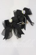 LIZ LISA / ビジューリボンヘアクリップ  クロ O-25-09-26-072-LO-AC-OW-OS