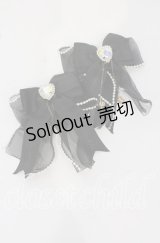 LIZ LISA / ビジューリボンヘアクリップ  クロ O-25-09-26-072-LO-AC-OW-ZT488-F006